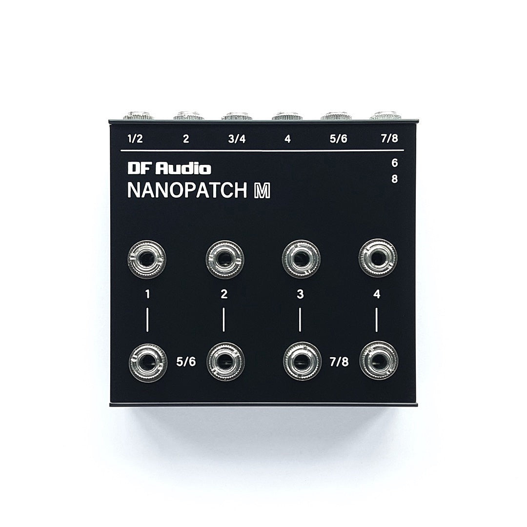 DF Audio Nanopatch M kompakte Patchbay mit Miniklinkenbuchsen