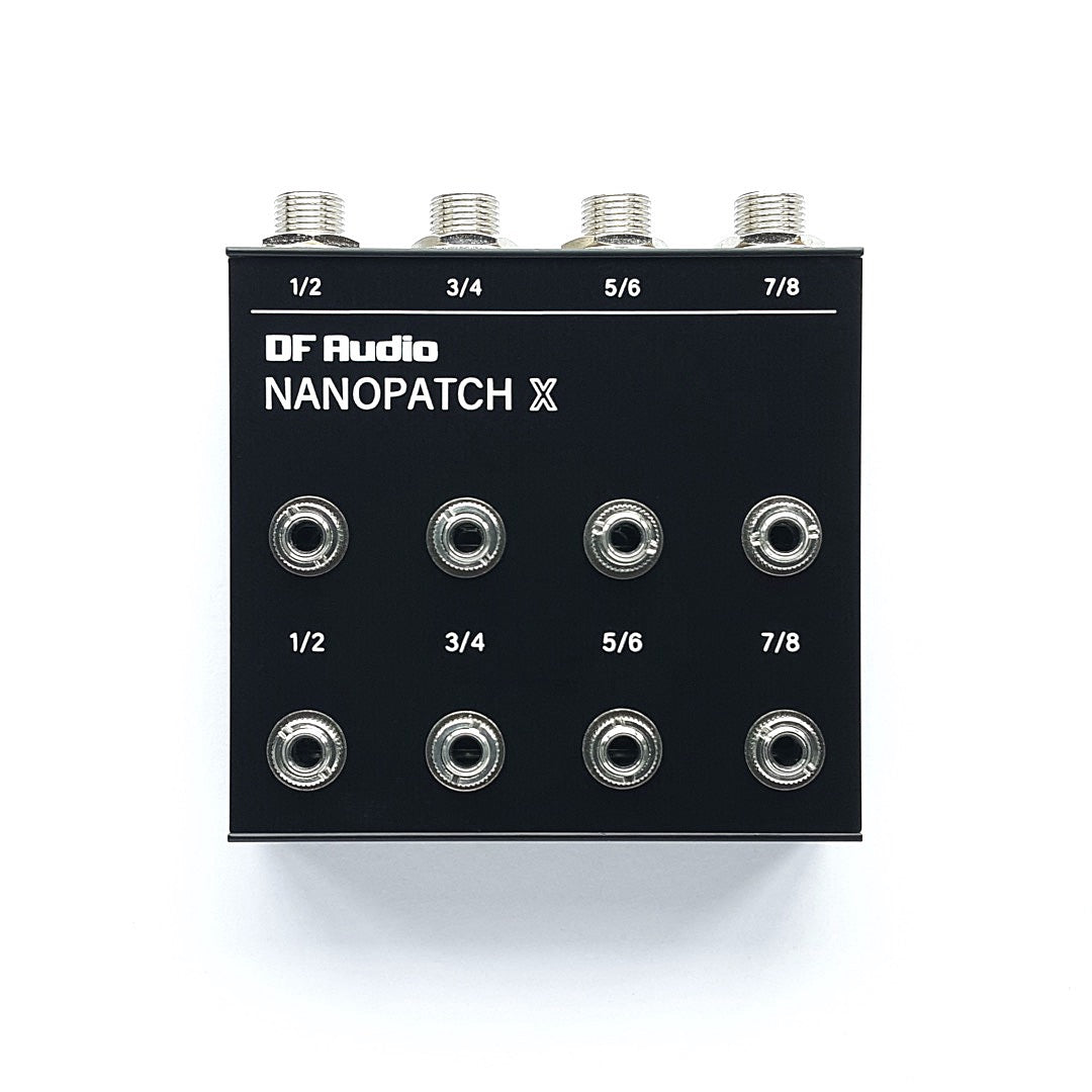 DF Audio Nanopatch X kompakte Patchbay für Effektpedale