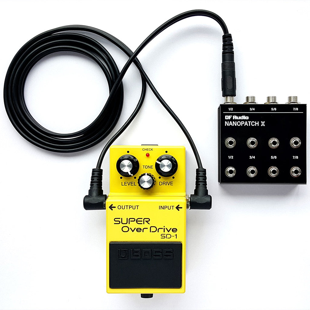 DF Audio Nanopatch X con pedale effetto